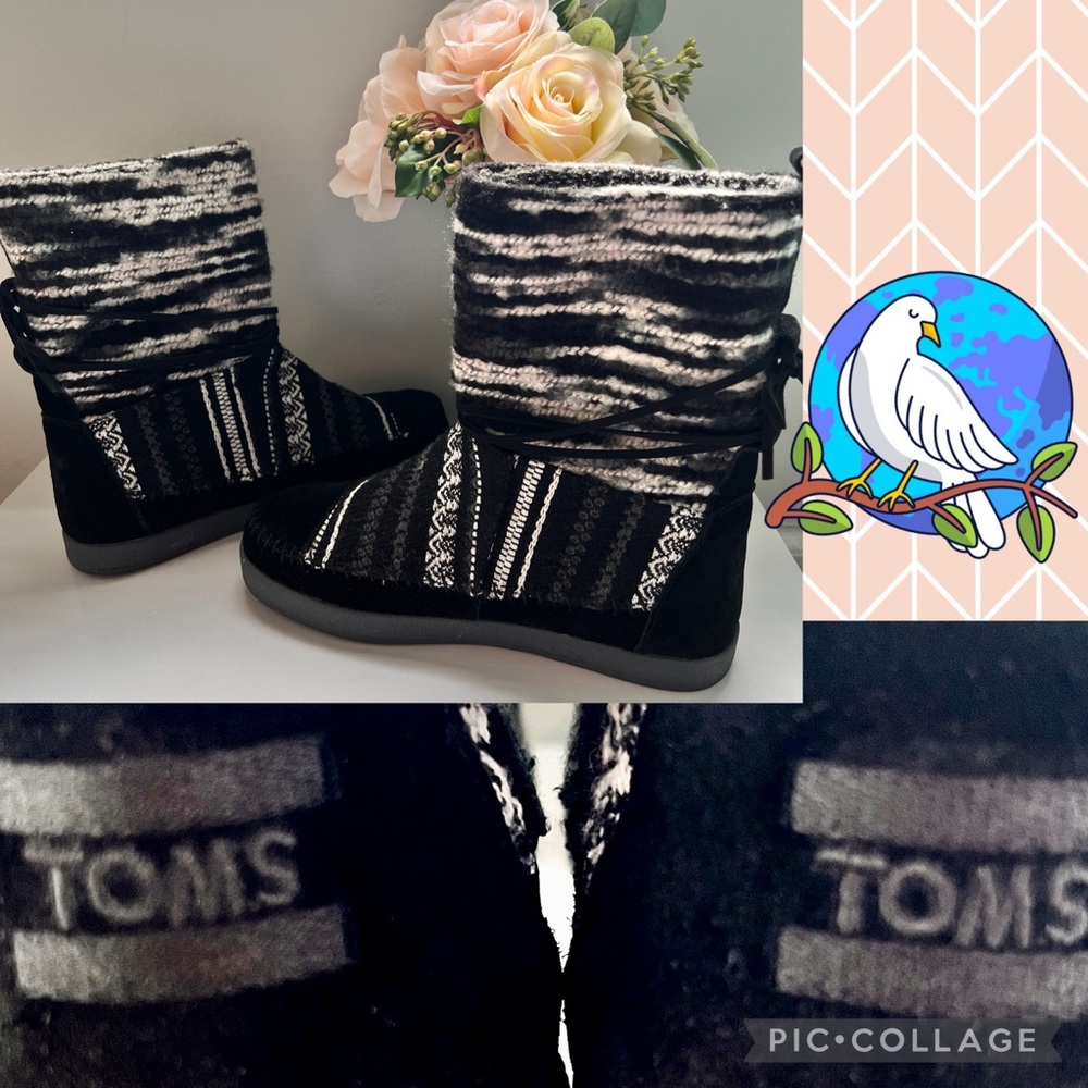 NWOT TOMS Cozy Boots